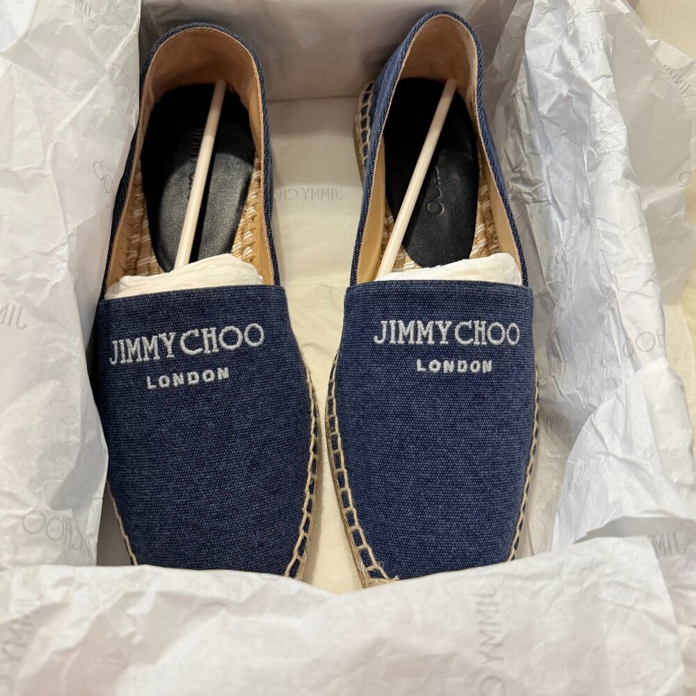 NEW Jimmy Choo Dru Espadrille Flats